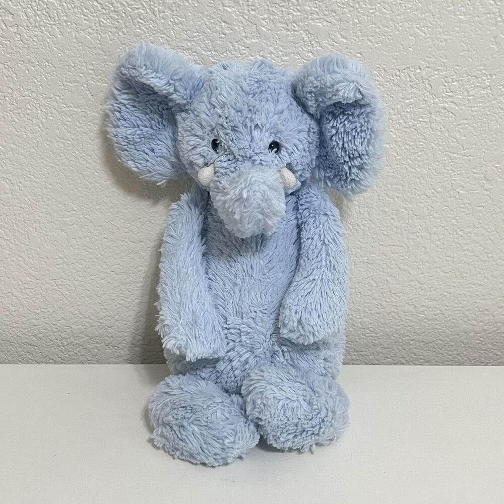 Jellycat Chime Blue Elephant Plush Stuffed Animal Medium 12"